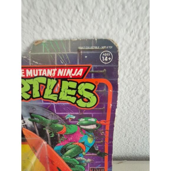 TMNT Sewer Surfer Mike Wave 3 Super 7 Michaelangelo Reaction Action Figure - Picture 13 of 15